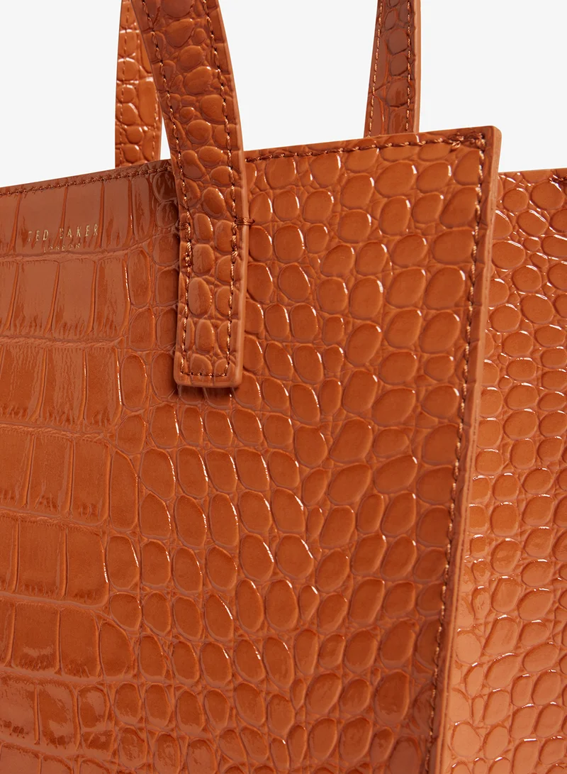 Ted Baker  WENONAA Croc Effect Small Icon shopper Bag for Women | Best Price UAE