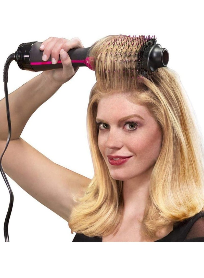 2 in 1 Multifunctional Hair Dryer Volumizer Rotating Hot Hair Brush Curler Roller Rotate Styler Comb Styling Curling Iron - Image 1