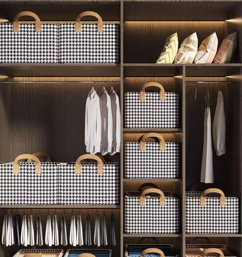 KARTUNBOX KARTUNBOX Foldable Clothes Organizer Storage Box Storage Box for Wardrobe Saree Shirts and Blankets Cloth Storage Box 50 X 28 18 cm CLOTH STORAGE BOX 26L 50 28 18 CM - Image 5