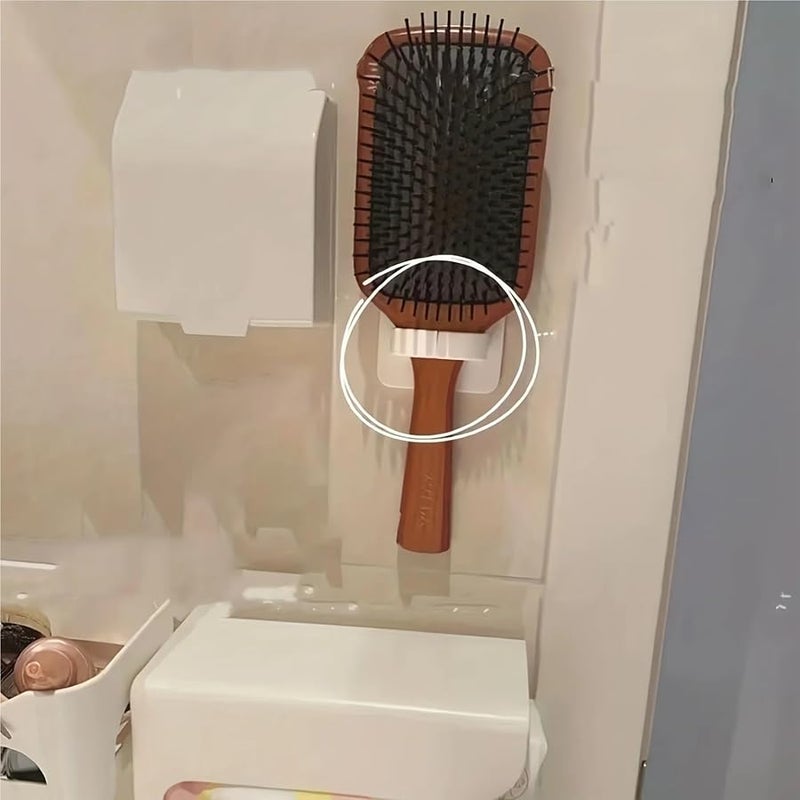 20Pcs No Drill Wall Mounted Bathroom Comb Storage Hooks For Cabinet Kitchen Bathroom - Image 4