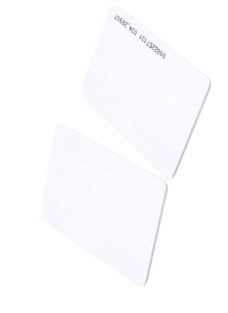 althiqahkey RFID 125khz clamshell ID Card TK4100 Number Printed Card Compatible with EM4100 Support ID Smart Card Entry Access Control System Key Card Membership Card Not for Copy 200 Pieces  - Image 2