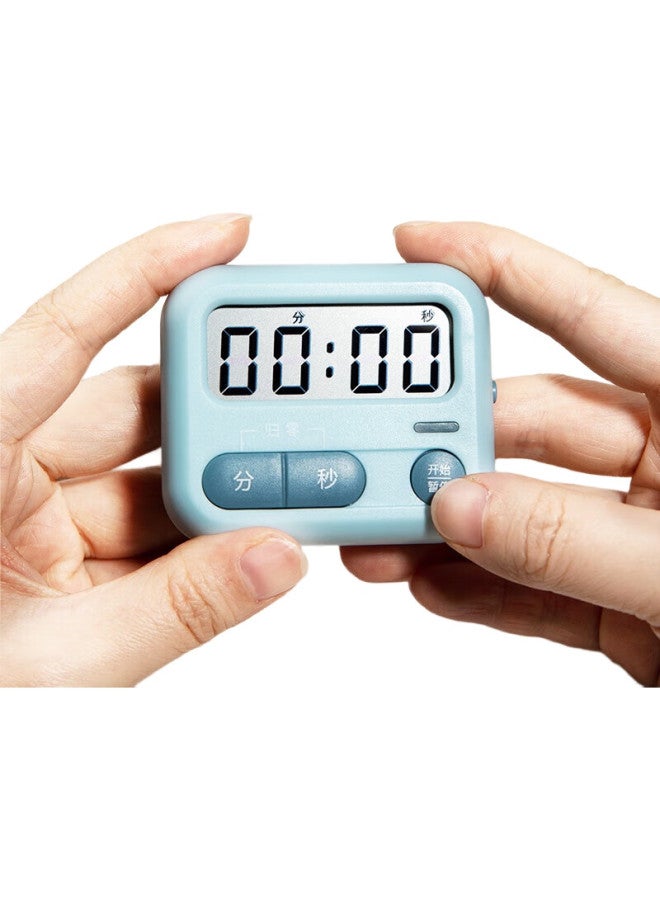 Comix [Lowest Price Online] Student Timer Children'S Electronic Timer Kitchen Restaurant Timing Tool Alarm Magnetic Kitchen Baking Countdown Children'S Day Xs-2 Blue - Image 2