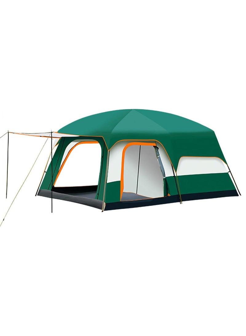 DubaiGallery خيام فاخرة للتخييم خيمة عائلية كبيرة مع غرف تصميم مكون من غرفتي نوم وغرفة معيشة واحدة مقاومة للماء - Image 1