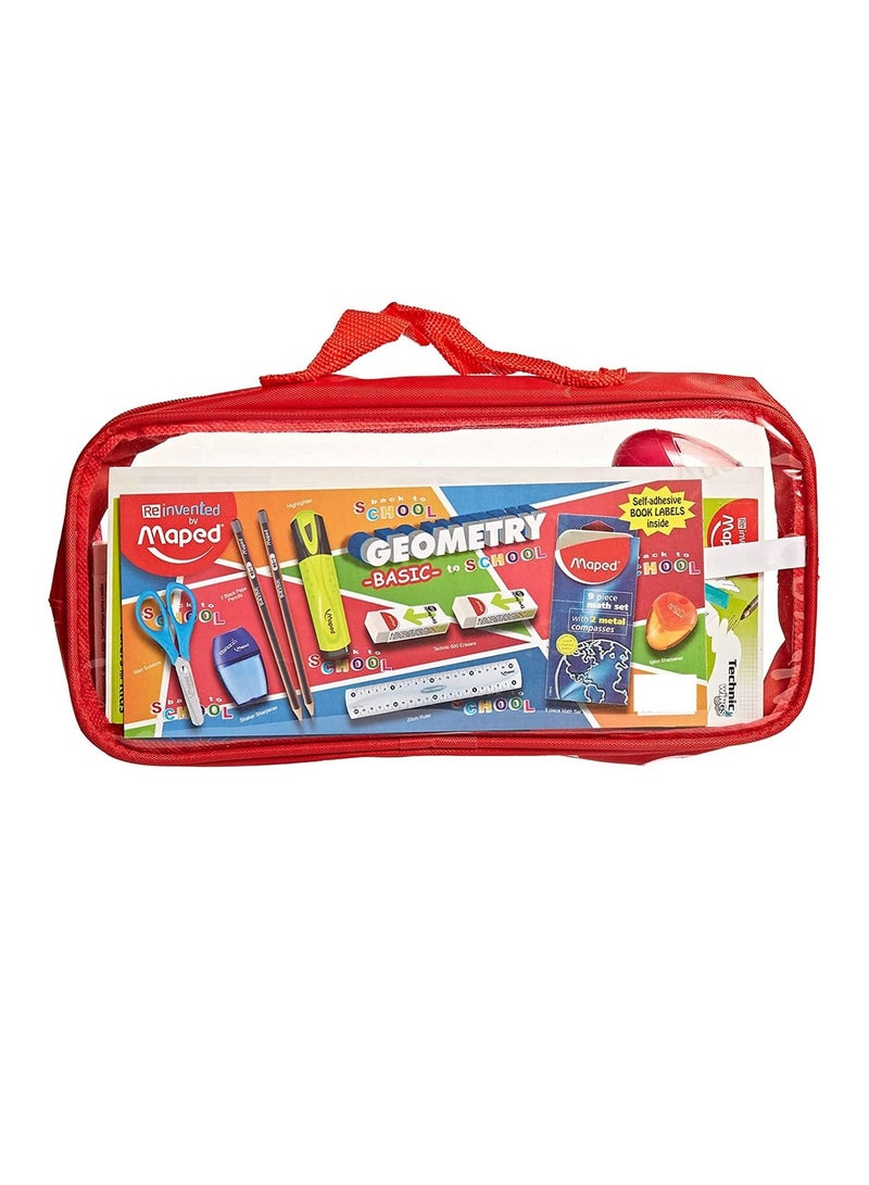 Maped مجموعة قرطاسية مدرسية بألوان متنوعة