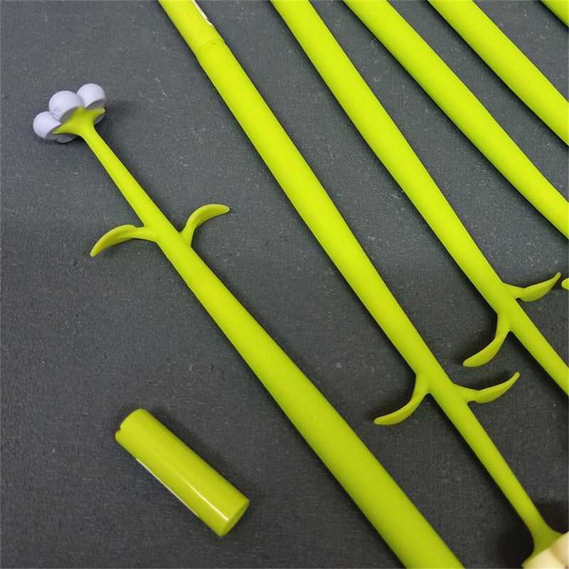 Funny live Flower Pens, Creative Gel Ink Silicone Flower Pen Bulk, 0.5 mm Writing Pen for School Office Home, Teacher Student Women, Party Decor Supplies, 6 Pcs/Set (Floret) - Image 4