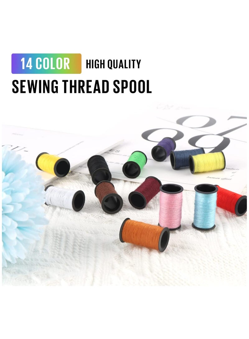 SYOSI Travel Sewing Kit, 94 pcs DIY Premium Sewing Supplies, Small Sewing Kits for Adults, Beginner, Needle and Thread Kit, Traveling and Emergency Clothing Fixes - Image 4