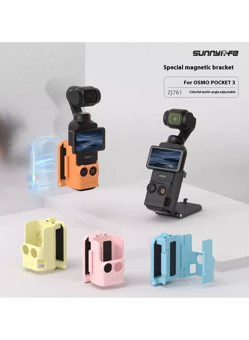 سني لايف Sunnylife DJI Osmo Pocket 3 قاعدة تثبيت مغناطيسية قابلة لتعديل الزاوية قاعدة سطح مكتب متعددة الوظائف (أزرق) - Image 1