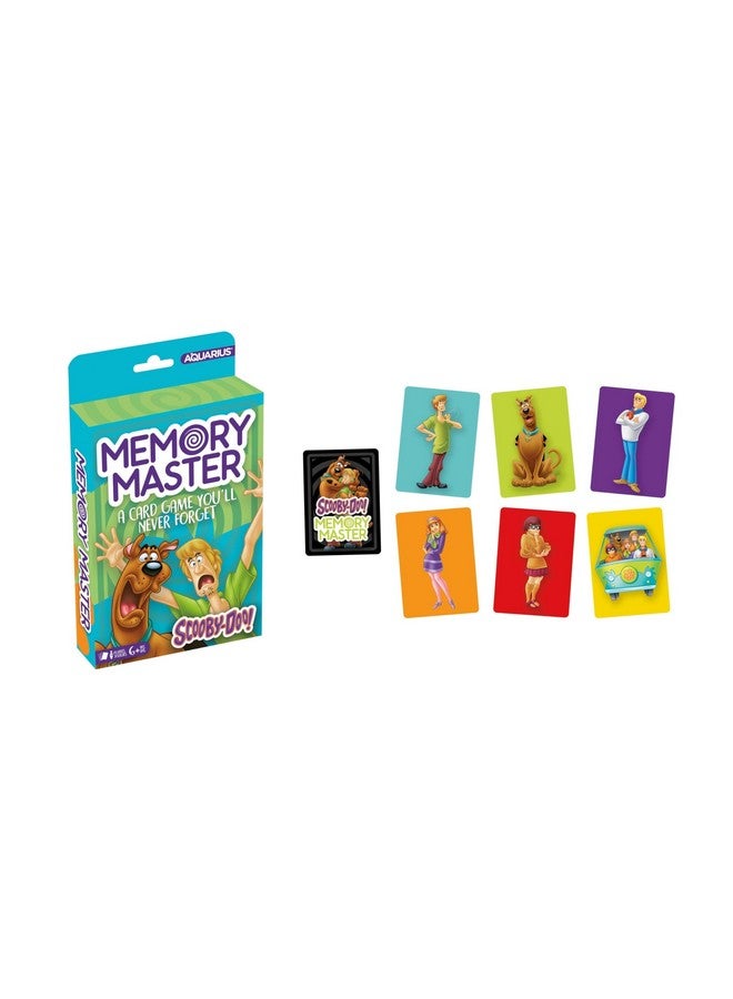 Aquarius AQUARIUS Scooby Doo! Memory Master Card Game - Fun Family Party Game for Kids, Teens & Adults - Entertaining Game Night Gift - Officially Licensed Scooby Doo Merchandise - Image 1