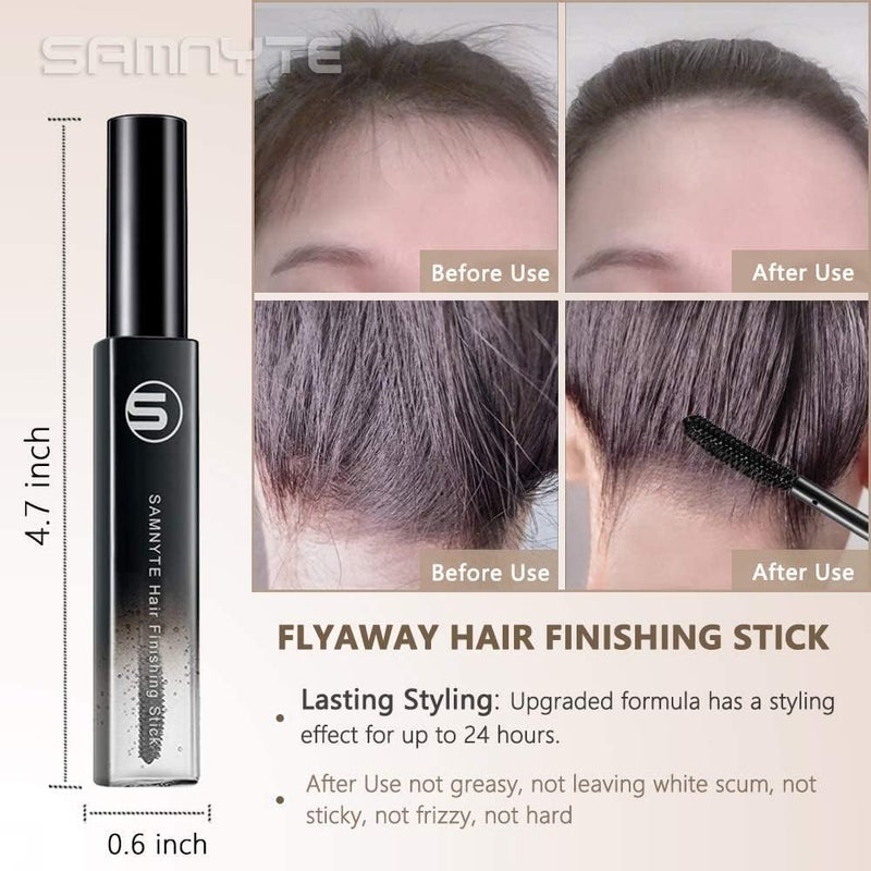 Samnyte Hair Finishing Stick, 2 Pack - 0.7 Fl.Oz Hair Mascara for Taming Flyaways, Not-Greasy Hair Gel Stick - Image 5