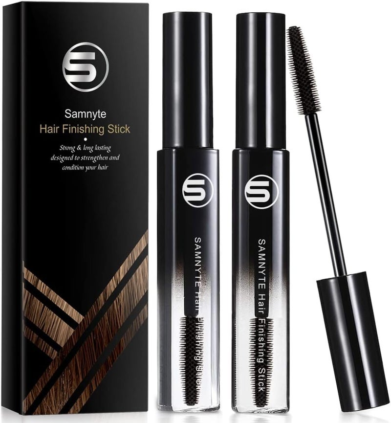Samnyte Hair Finishing Stick, 2 Pack - 0.7 Fl.Oz Hair Mascara for Taming Flyaways, Not-Greasy Hair Gel Stick - Image 1