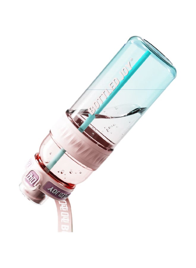 Bottled Joy Tritan Plastic Water Bottle, Large Capacity, For College Students, Summer Sports Water Bottle, Direct Drinking - Image 2