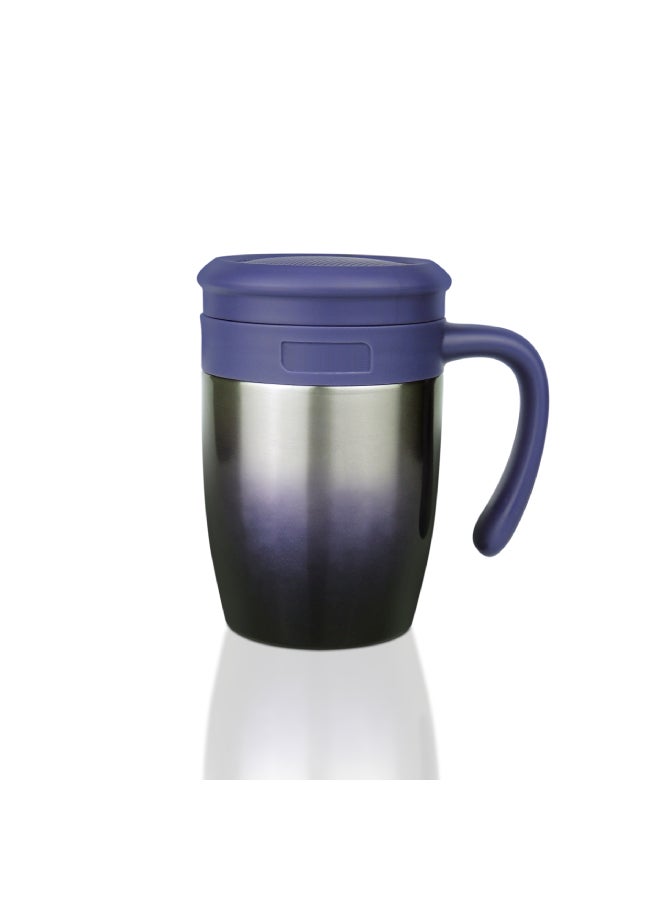 Royalford Double Wall Mug Assorted Colour 12.8x9.8x14.6cm - Image 1