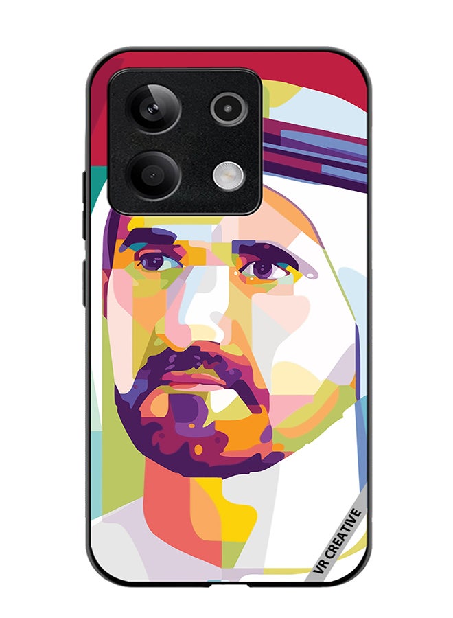 VR CREATIVE Protective Case Cover For Xiaomi Poco X6 Sheikh Mohammed Bin Rashid Al Maktoum Design Multicolour - Image 1