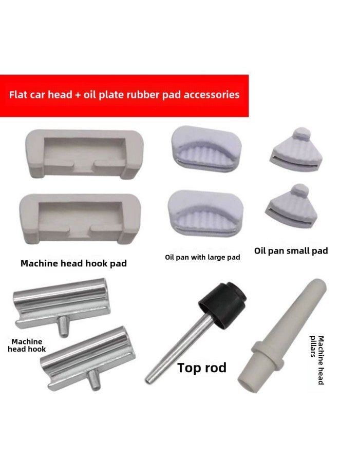 Computer Flat Car Four Corner Pad Synchronous Car Head Oil Pan Pad Anti-vibration Pad Rubber Pad Head Hook Pad Sewing Machine Accessories-Model:Nook Hook Pad - Image 1