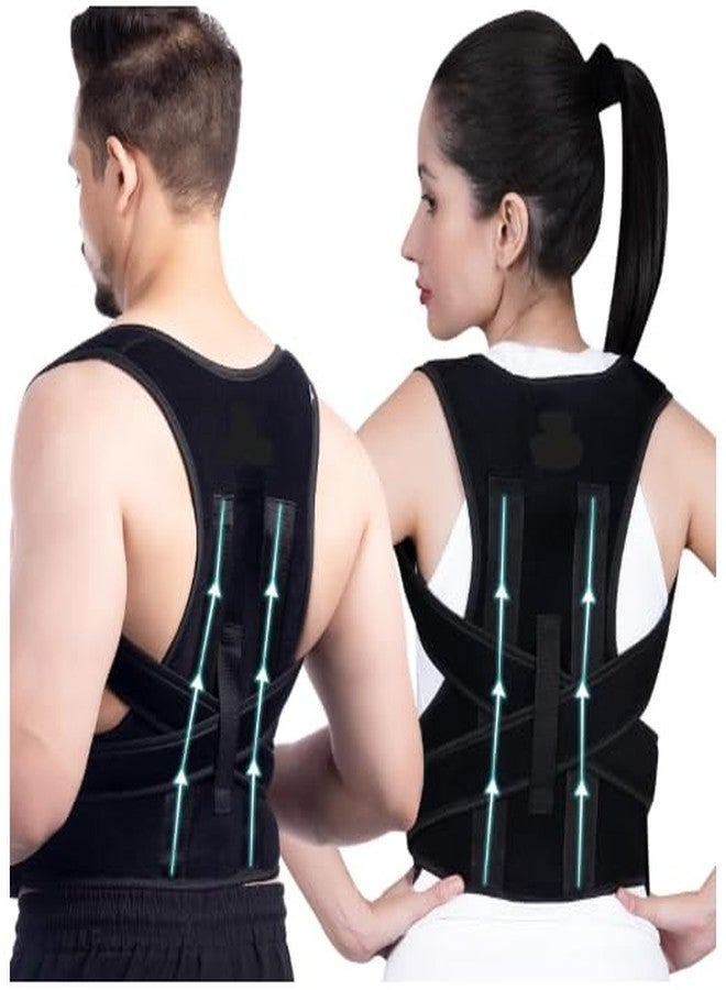 حزام DSFIT لتصحيح وضعية الجسم للرجال والنساء | دعامة ظهر قابلة للتعديل بمقاس واحد لتخفيف آلام أعلى وأسفل الظهر | دعامة للعمود الفقري للجنسين مصنوعة من النيوبرين المسامي | مثالي للاستخدام في المكتب، والنادي الرياضي، والمنزل - Image 1