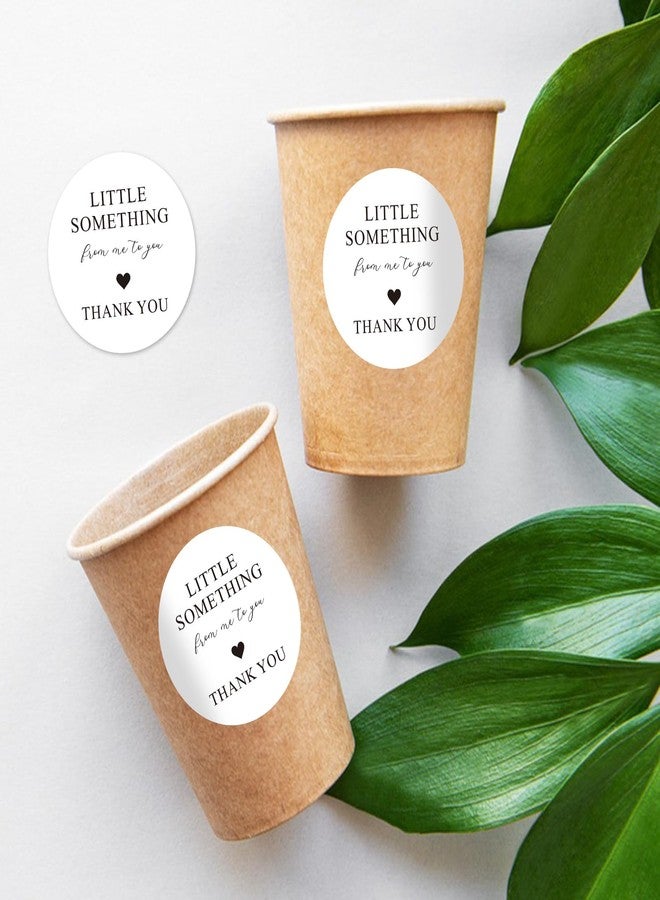 G2PLUS Thank You Gift Stickers, 60PCS Little Something from Me to You Thank You Stickers, 2in Round Thank You Envelope Seal Sticker, Elegant Gratitude Label Sticker for Gift Wrapping, Party Favors - Image 4