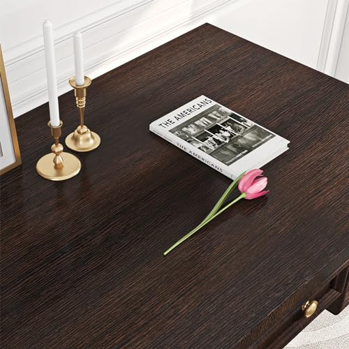ReWallpaper Wood Wallpaper Dark Brown Wood Contact Paper Peel and Stick Waterproof Wood Grain Contact Paper for Countertops Cabinets Doors Table Desk Self Adhesive Thicken Textured Vinyl 17.7×78.7" - Image 4