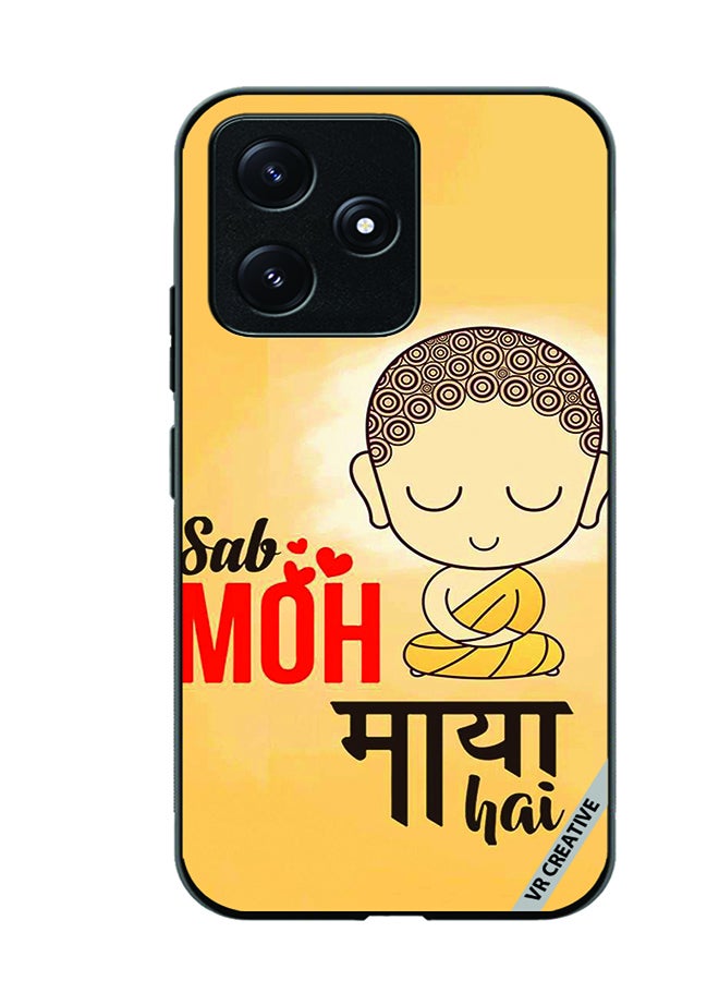 VR CREATIVE Protective Case Cover For Xiaomi Poco M6 Pro 5G Sab Moh Maya Hai Design Multicolour - Image 1