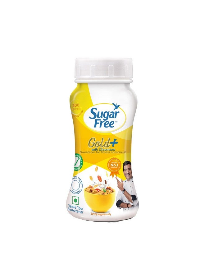 Sugar Free Sugar Free Gold, 100g, Jar| Equivalent to Sweetness from 2kg Sugar| India s No.1 Sweetner| Sweet like Sugar with Low Calories| Scientifically Proven & Tested  - Image 1