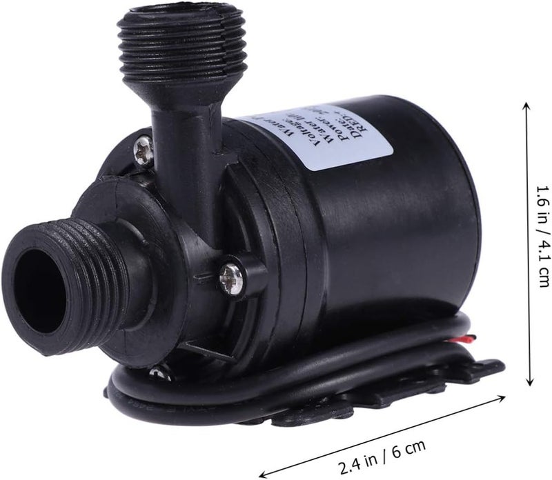 klarako Small submersible Pump - Ultra Quiet Fountain Pump for Fish Pond Aquariums Fountains Spouts Solar Water Circulation System(DC 12V 800L/ H) - Image 4
