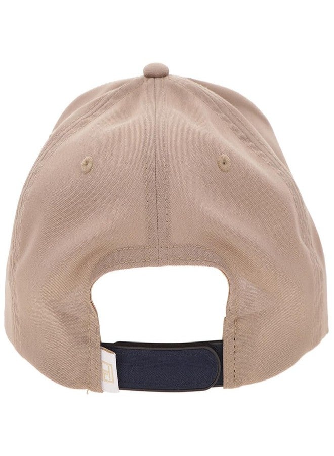 HOOEY Cowboy Golf Adjustable Snapback Hat (US, Alpha, One Size, Tan/Navy) - Image 2