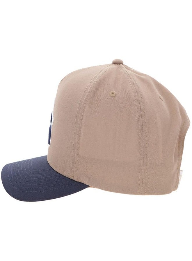 HOOEY Cowboy Golf Adjustable Snapback Hat (US, Alpha, One Size, Tan/Navy) - Image 3