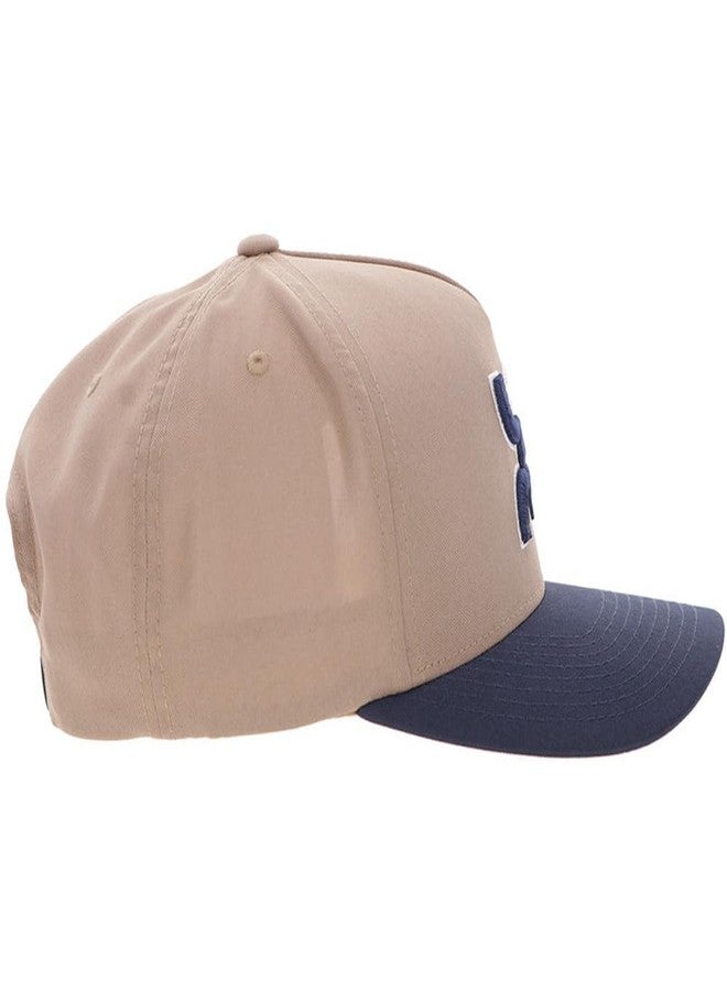 HOOEY Cowboy Golf Adjustable Snapback Hat (US, Alpha, One Size, Tan/Navy) - Image 5