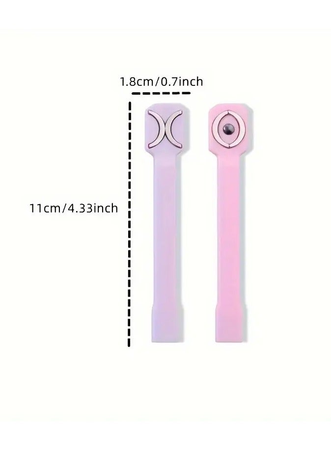 Rozino 3-in-1 Nail Art Magnet Stick, Cat Eye Effect Magnetic Wand for 3D Eye Patterns, Professional Grade Manicure Tool for DIY Decoration, Strong Magnet Rod for Salon-Quality Nails - Unscented Accessory, 1pc - Image 4