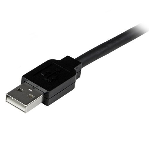 StarTech.com 20m USB 2.0 Active Extension Cable - M/F - USB extension cable - USB (M) to USB (F) - USB 2.0 - 66 ft - active - black, TAA (USB2AAEXT20M) - Image 3