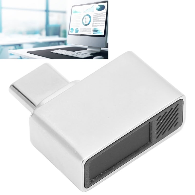 Fingerprint Reader: Type C, 0.5s Recognition, 360 Degree Detection, Self Learning Algorithm - Portable Scanner for Laptop Security, Windows System Account Protection - Image 5