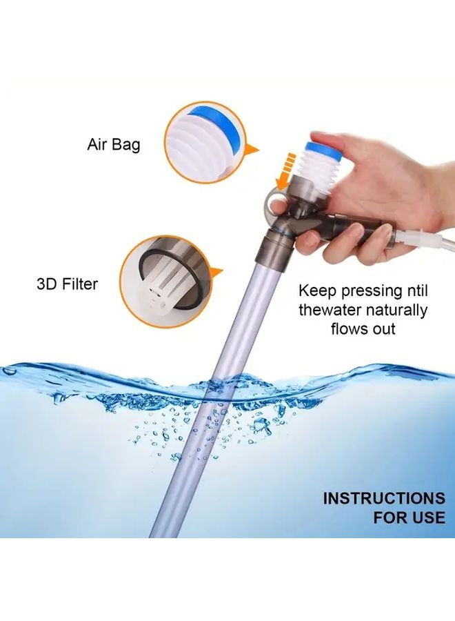 نظام تغيير ماء الحوض متعدد الوظائف HS05 مع فلتر مضاد للانسداد وسيفون تفريغ - Image 3