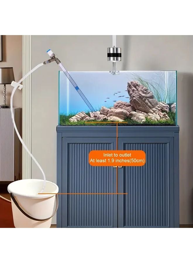 نظام تغيير ماء الحوض متعدد الوظائف HS05 مع فلتر مضاد للانسداد وسيفون تفريغ - Image 5