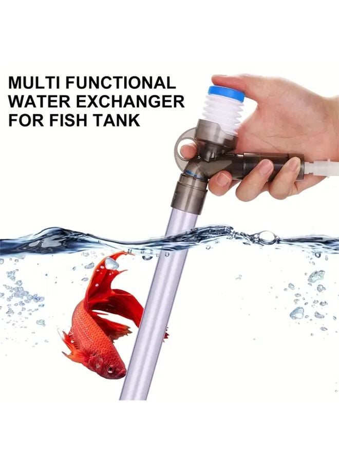 نظام تغيير ماء الحوض متعدد الوظائف HS05 مع فلتر مضاد للانسداد وسيفون تفريغ - Image 1