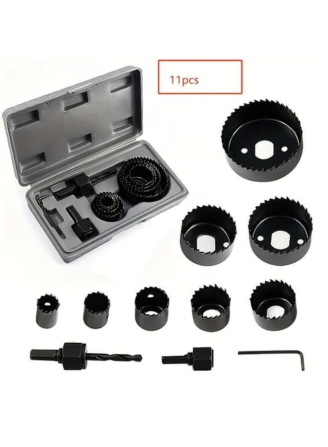 16pcs Hole Saw Kit Carbon Steel Metal Circle Power Drill Hole Cutter for Wood PVC Plastic Drywall - Image 5