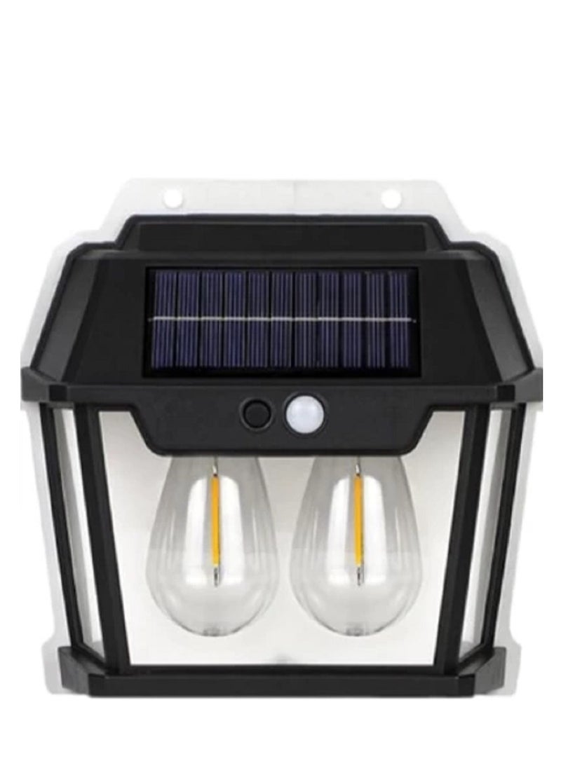 Generic - Solar-Powered Motion Sensor Wall Lamp: Illuminate Your Courtyard and Garden with Waterproof LED Lighting Powered by Sunlight - Image 1