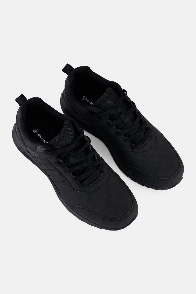 Nordland Men Lightweight And Breathable Lace Up Shoes, Black  - Image 4