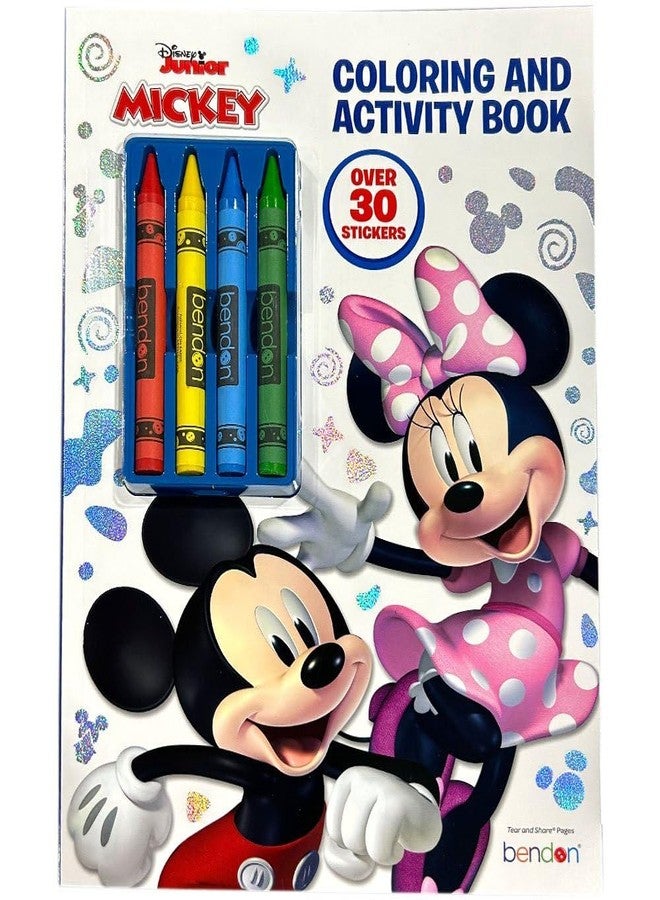 Mickey/ Minnie Coloring & Activity Book with Crayons and Stickers