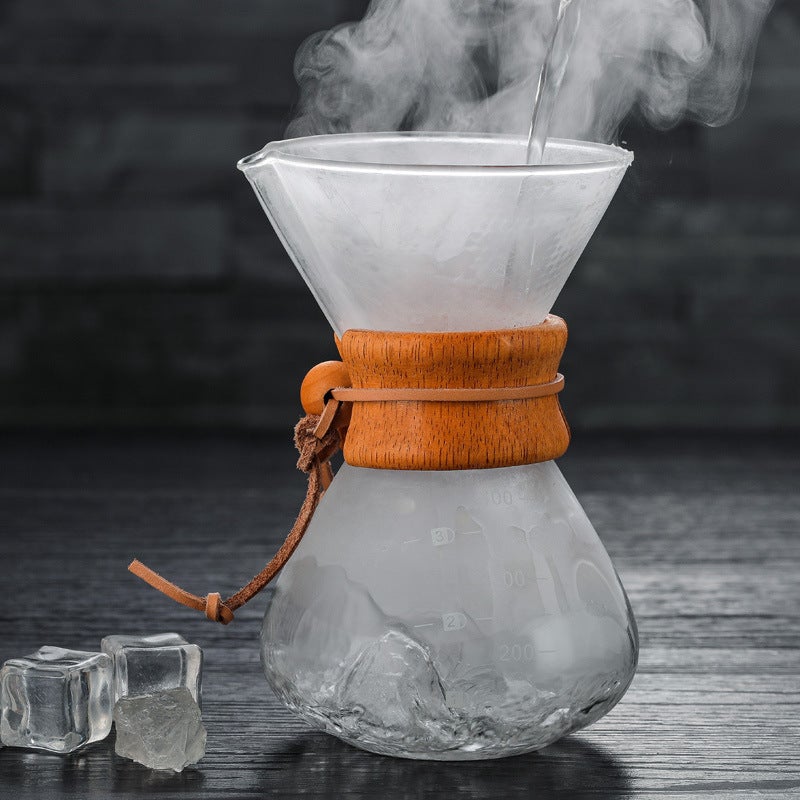 Supply Of High Borosilicate Glass Pour-Over Coffee Pot, High Temperature Resistant, 400Ml, High Quality, Simple Style - Image 5