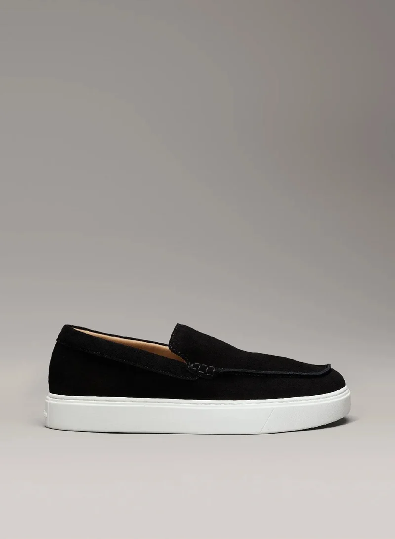 CALVIN KLEIN Suede Hybrid Moccasins