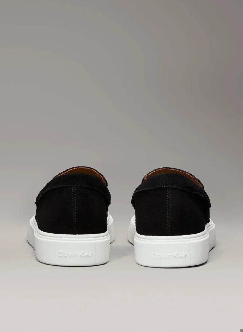 CALVIN KLEIN Suede Hybrid Moccasins