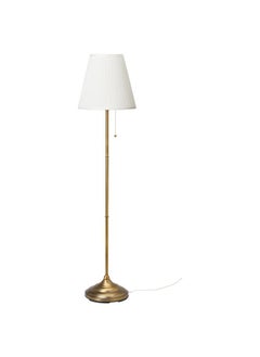 Zaboon Floor lamp, brass/white  - Image 1