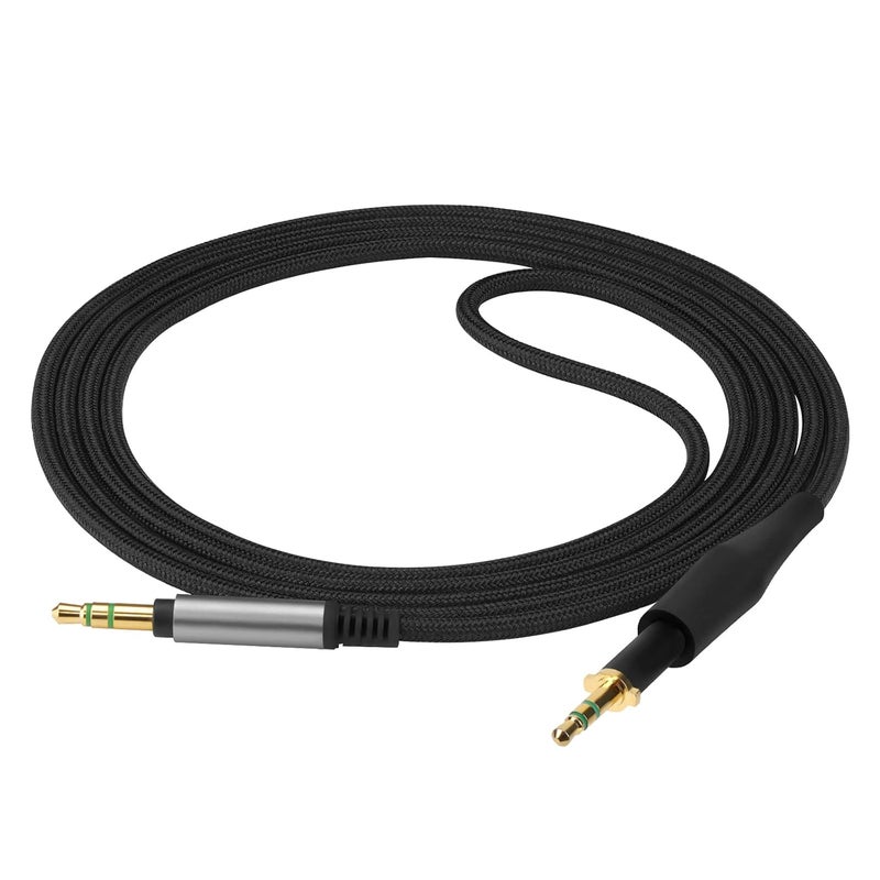 Geekria Apollo Upgrade Audio Cable Compatible with AKG K430, K450, K451, K452, Q460, K480 Headphones Cable, 2.5mm AUX Replacement Stereo Cord (Black 4FT) - Image 2