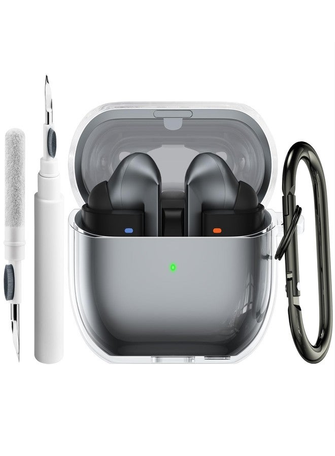 Vanjua Clear Cover for Samsung Galaxy Buds 3/3 Pro Case, Soft TPU Shock Resistant, Full Protective Case Cover Compatible with Galaxy Buds 3/3 Pro - Image 1