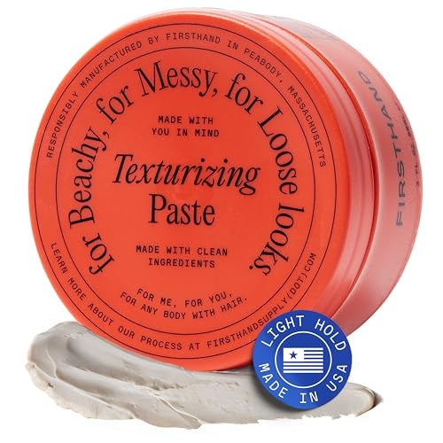 Firsthand Supply Texturizing Paste - Clean & Non-toxic Hair Care Ingredients - For Textured, Messy & Relaxed Hair Styles - 3oz (88ml) - Image 1
