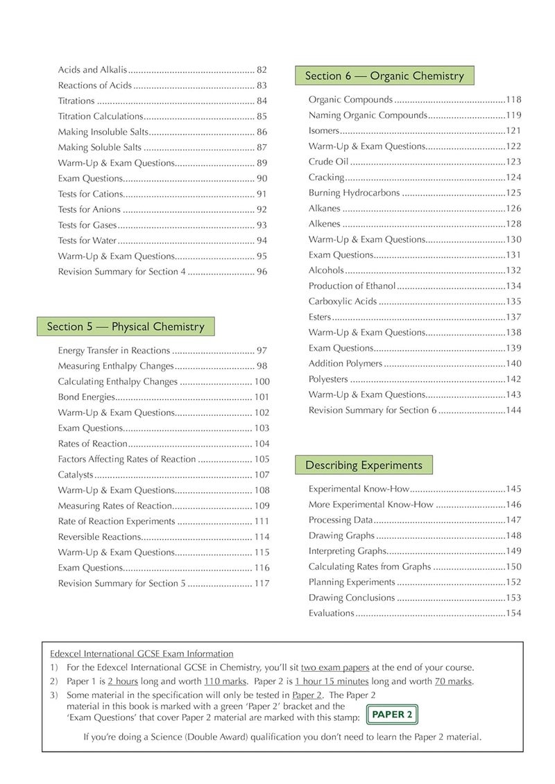 New Grade 9-1 Edexcel International GCSE Chemistry: Complete Revision & Practice with Online Edition (CGP IGCSE 9-1 Revision) - Image 4