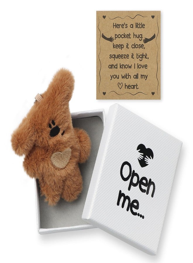 wavvter I Love You Gift,Long distance Gift for Her/Him,Bear Hug for Boyfriend/Girlfriend,Open me Matchbox Gift for Valentine's Day (Bear) - Image 1