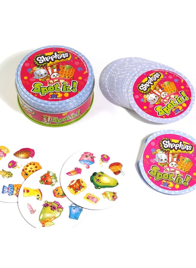 Spot it Spot It! Shopkins Card Game, Matching Game, Fun Kids Game for Family Game Night, Travel Game for Kids, Great Gift for Kids, Average Playtime 15 Minutes  - Image 3