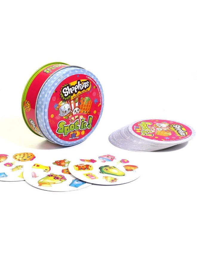 Spot it Spot It! Shopkins Card Game, Matching Game, Fun Kids Game for Family Game Night, Travel Game for Kids, Great Gift for Kids, Average Playtime 15 Minutes  - Image 2