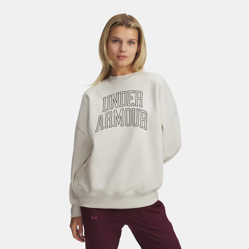 UNDER ARMOUR Women's Rival Varsity Sweatshirt