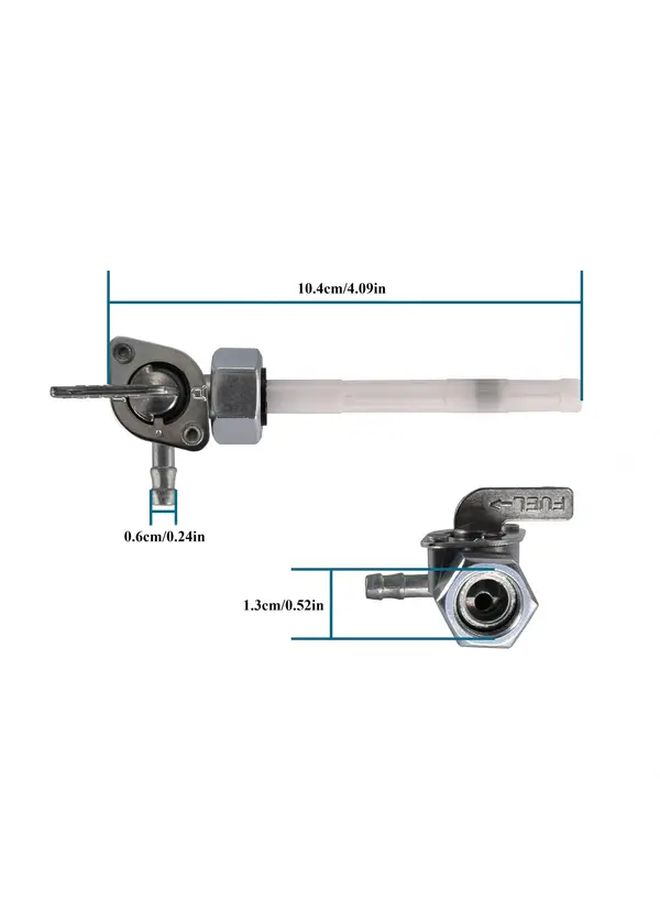 مجموعتان من مفتاح صمام الوقود المعدني المتين M14x1.25mm مناسب لدراجات ATV والدراجات الترابية وعربات الجو كارت ودراجات الحفر والدراجات الرباعية ذات 4 عجلات بسعة 50cc و250cc - Image 3